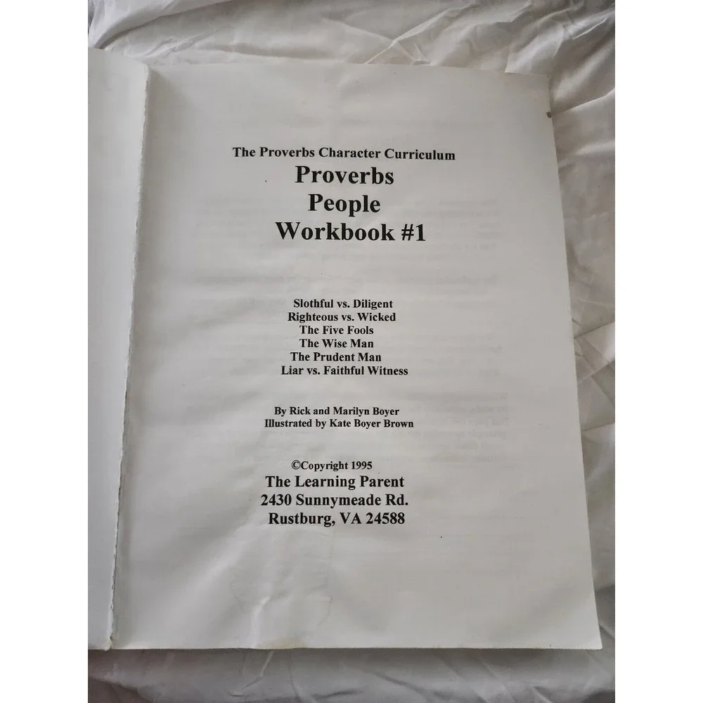 N/A proverbs people